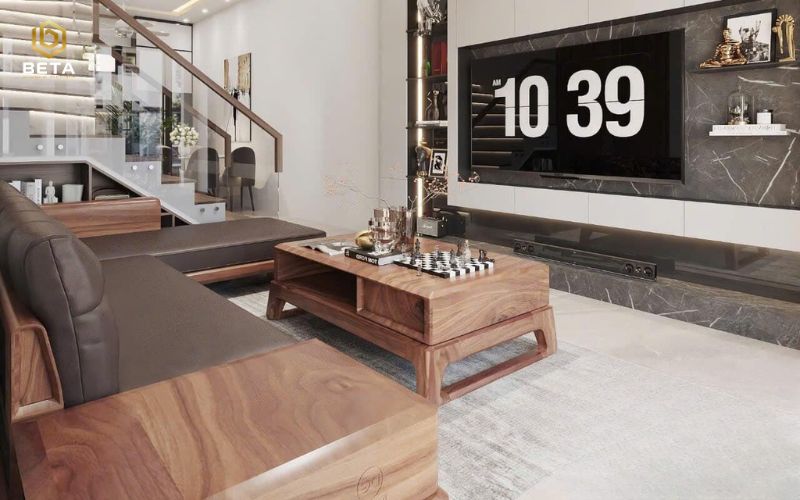 noi-that-nha-pho-3-tang-chi-hanh (4) Nội thất nhà phố 3 tầng chị Hạnh